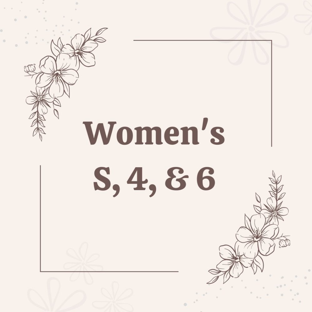 Women's S, 4, & 6
